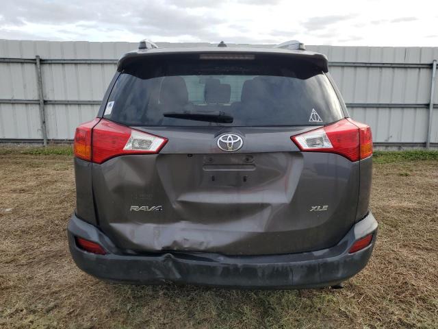 2T3WFREV1FW137857 - 2015 TOYOTA RAV4 XLE GRAY photo 6