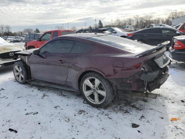 1FA6P8THXJ5103166 - 2018 FORD MUSTANG BURGUNDY photo 2