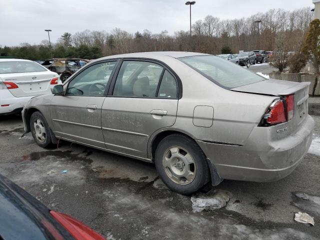 JHMES95663S025249 - 2003 HONDA CIVIC HYBRID BEIGE photo 2