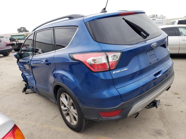 1FMCU0HDXJUB26204 - 2018 FORD ESCAPE SEL BLUE photo 2