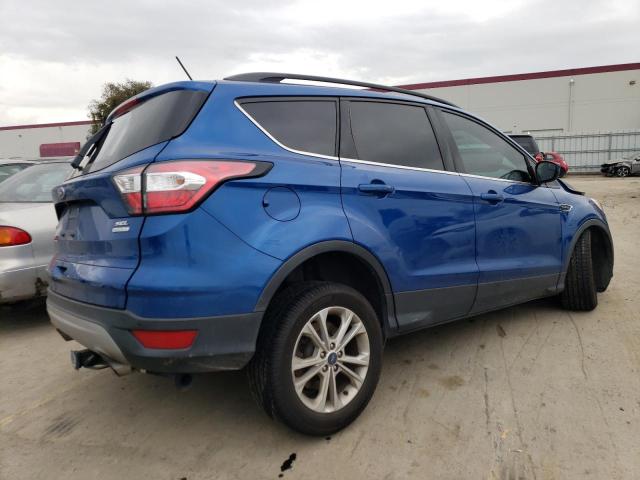 1FMCU0HDXJUB26204 - 2018 FORD ESCAPE SEL BLUE photo 3