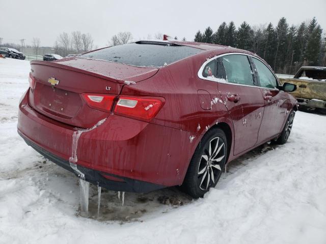 1G1ZD5ST9JF185026 - 2018 CHEVROLET MALIBU LT RED photo 3