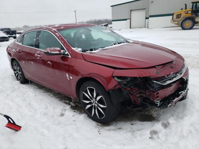 1G1ZD5ST9JF185026 - 2018 CHEVROLET MALIBU LT RED photo 4