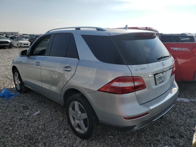 4JGDA5HB7CA022993 - 2012 MERCEDES-BENZ ML 350 4MATIC SILVER photo 2