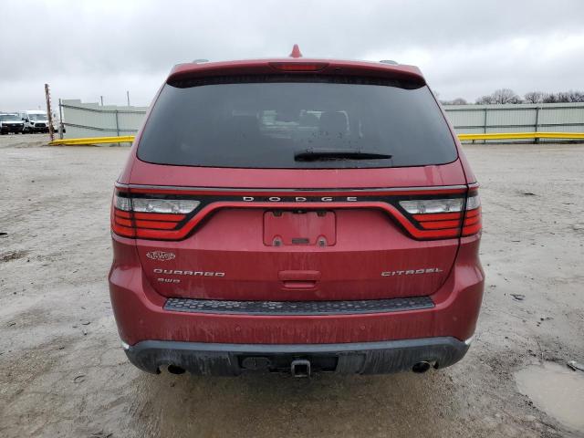 1C4SDJET6FC864399 - 2015 DODGE DURANGO CITADEL BURGUNDY photo 6