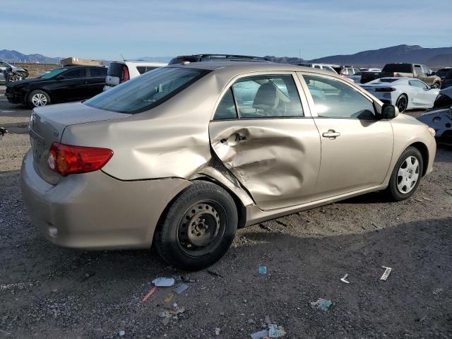 2T1BU4EE5AC488460 - 2010 TOYOTA COROLLA BASE BEIGE photo 3