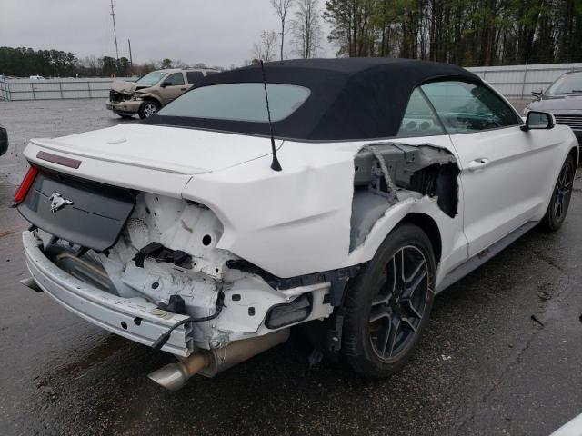 1FATP8UH1L5186149 - 2020 FORD MUSTANG WHITE photo 3