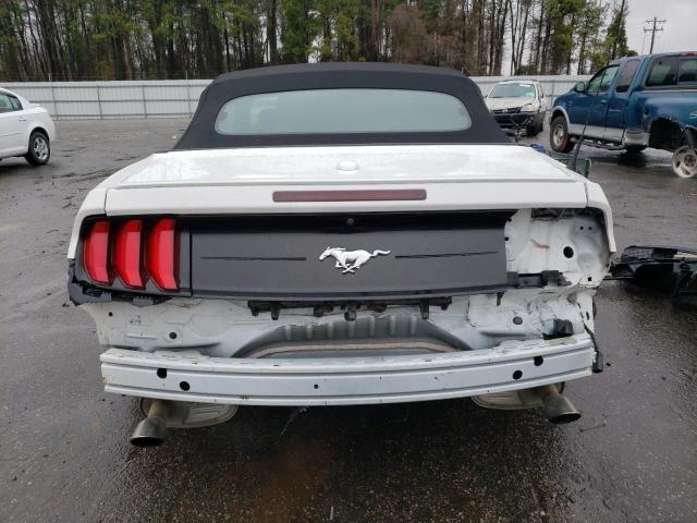 1FATP8UH1L5186149 - 2020 FORD MUSTANG WHITE photo 6