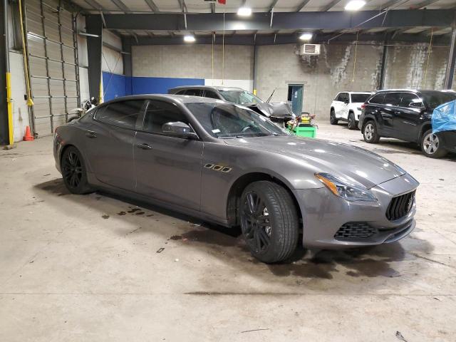 ZAM56YRA8J1299940 - 2018 MASERATI QUATTROPOR S GRAY photo 4