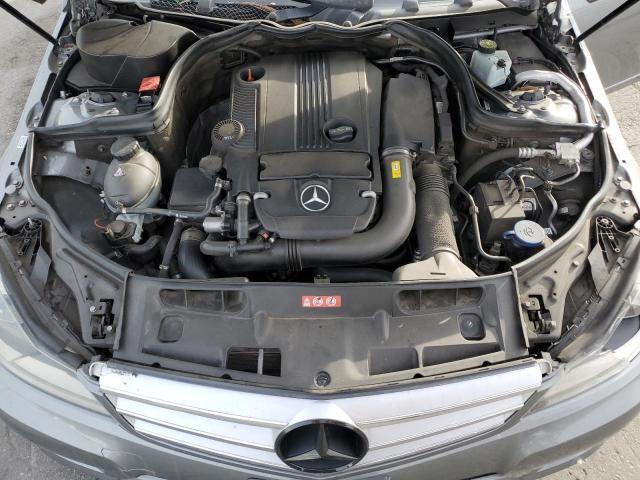 WDDGF4HBXCR218561 - 2012 MERCEDES-BENZ C 250 GRAY photo 11