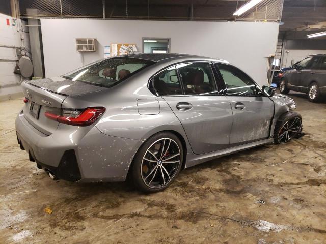 3MW89FF01P8D54657 - 2023 BMW 330XI GRAY photo 3