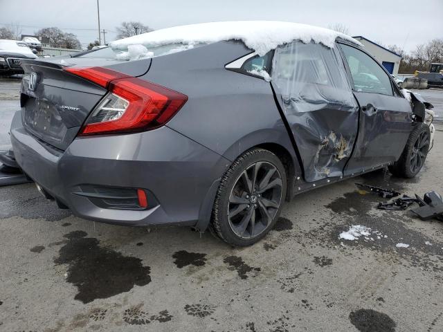 2HGFC2F87KH500862 - 2019 HONDA CIVIC SPORT CHARCOAL photo 3