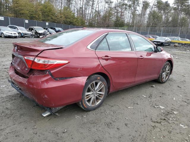 4T1BF1FK8GU581185 - 2016 TOYOTA CAMRY LE RED photo 3