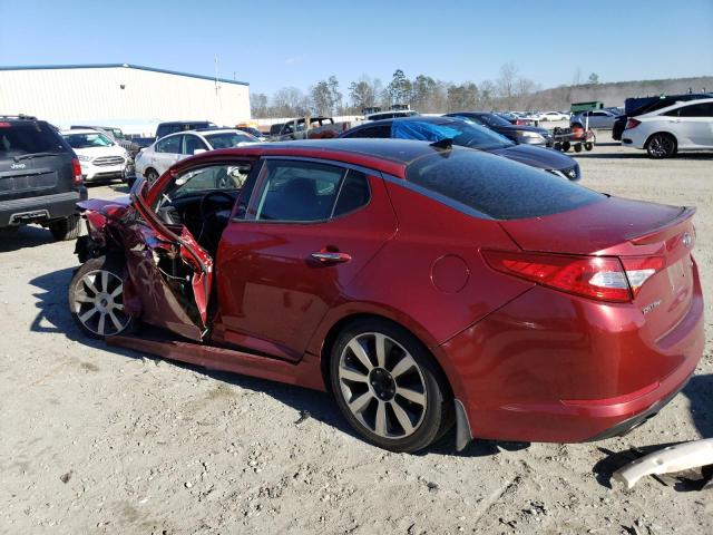 5XXGR4A6XCG054665 - 2012 KIA OPTIMA SX RED photo 2