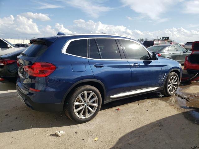 5UXTR7C56KLR45893 - 2019 BMW X3 SDRIVE30I BLUE photo 3