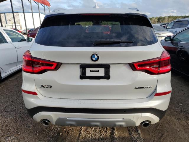 5UXTY5C00M9F24489 - 2021 BMW X3 XDRIVE30I WHITE photo 6