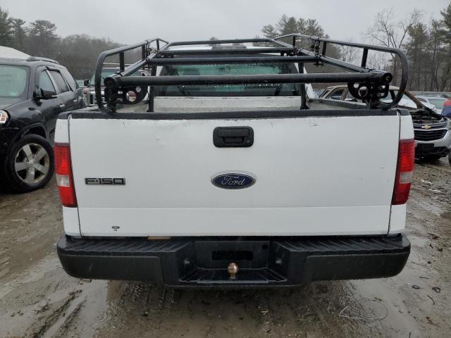 1FTRF12215NB81629 - 2005 FORD F150 WHITE photo 6