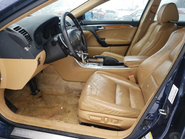 19UUA66215A075593 - 2005 ACURA TL BLUE photo 7