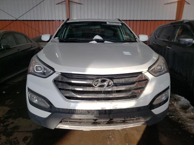 5XYZUDLA4DG005855 - 2013 HYUNDAI SANTA FE S WHITE photo 5