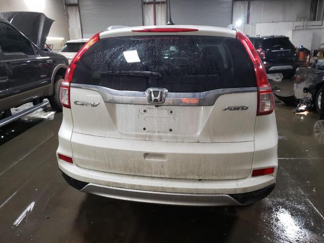 5J6RM4H73FL116993 - 2015 HONDA CR-V EXL WHITE photo 6