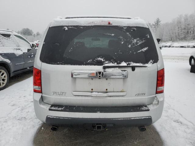 5FNYF485X9B032266 - 2009 HONDA PILOT EXL SILVER photo 6