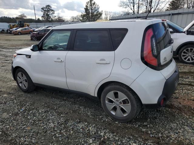 KNDJN2A26E7059411 - 2014 KIA SOUL WHITE photo 2