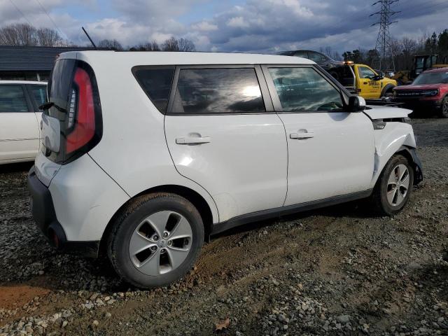 KNDJN2A26E7059411 - 2014 KIA SOUL WHITE photo 3