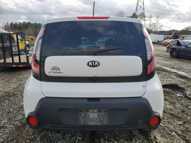 KNDJN2A26E7059411 - 2014 KIA SOUL WHITE photo 6