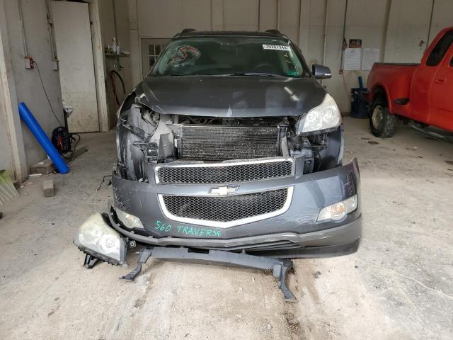 1GNKRGED0CJ376187 - 2012 CHEVROLET TRAVERSE LT GRAY photo 5