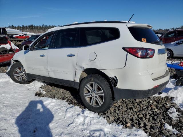 1GNKVHKD5GJ326574 - 2016 CHEVROLET TRAVERSE LT WHITE photo 2