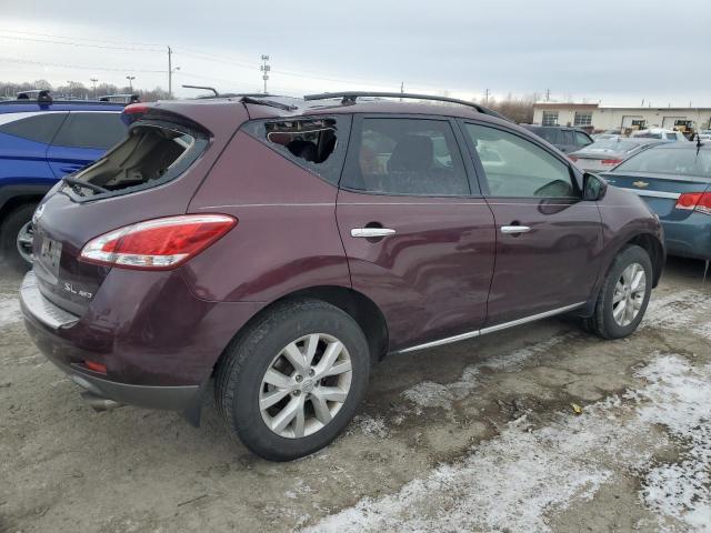 JN8AZ1MW4DW302364 - 2013 NISSAN MURANO S MAROON photo 3