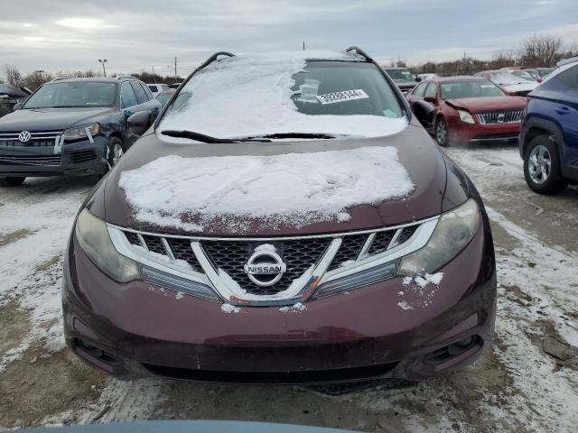 JN8AZ1MW4DW302364 - 2013 NISSAN MURANO S MAROON photo 5