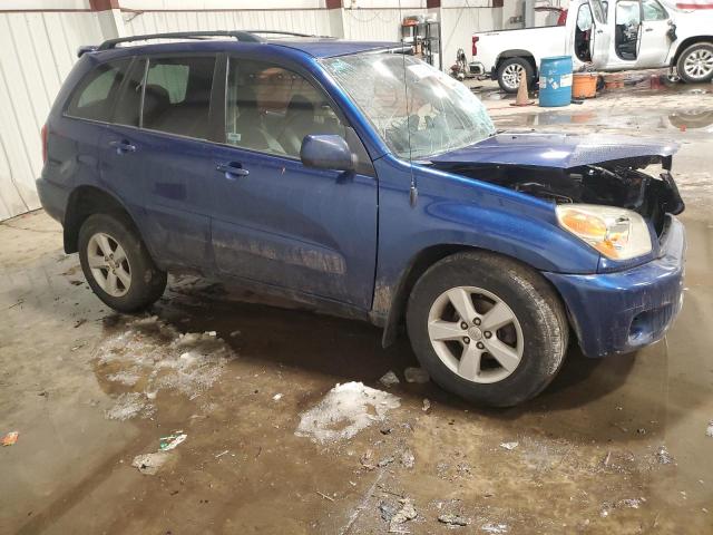 JTEHD20VX56027656 - 2005 TOYOTA RAV4 BLUE photo 4