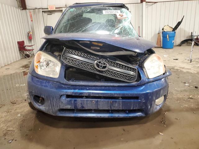 JTEHD20VX56027656 - 2005 TOYOTA RAV4 BLUE photo 5