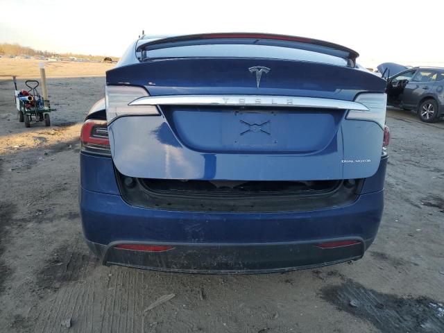 5YJXCAE44KF185732 - 2019 TESLA MODEL X BLUE photo 6