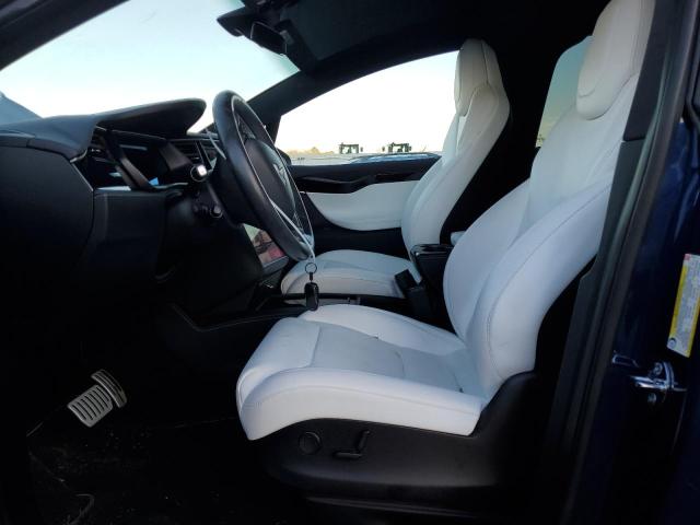 5YJXCAE44KF185732 - 2019 TESLA MODEL X BLUE photo 7