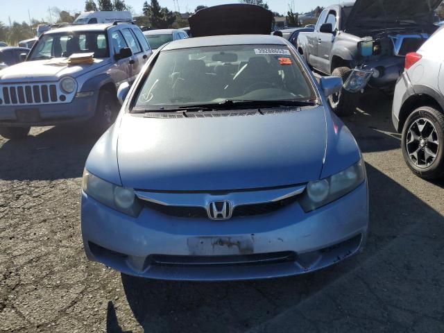 1HGFA46549L000968 - 2009 HONDA CIVIC GX BLUE photo 5