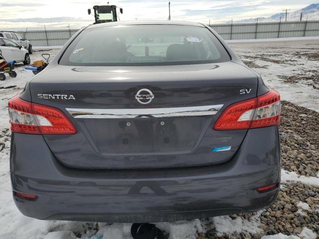 3N1AB7AP2EY218623 - 2014 NISSAN SENTRA S GRAY photo 6