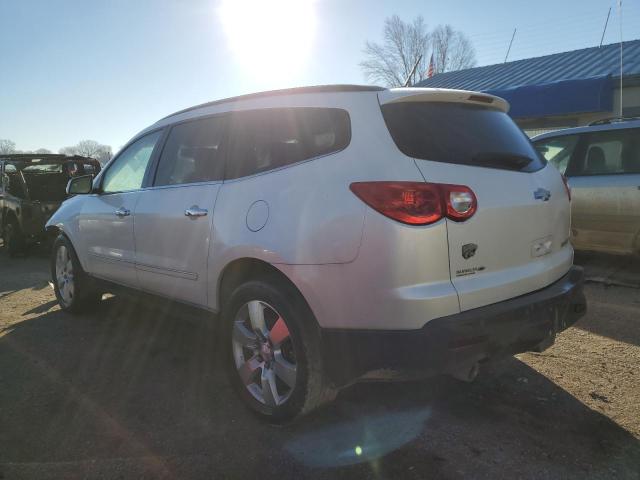 1GNKRLED5CJ343761 - 2012 CHEVROLET TRAVERSE LTZ WHITE photo 2