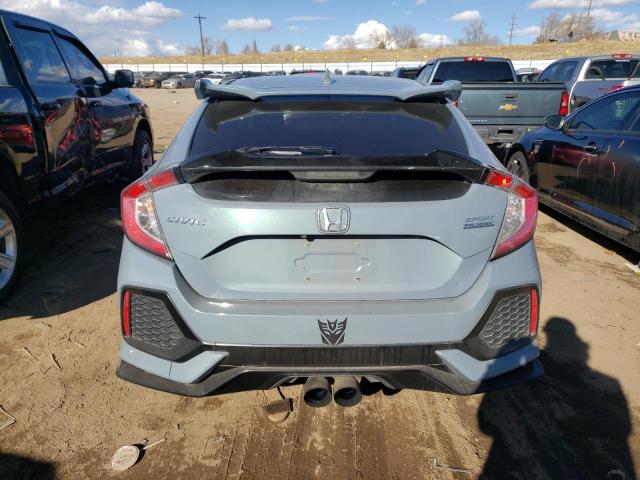 SHHFK7H95HU429193 - 2017 HONDA CIVIC SPORT TOURING GRAY photo 6