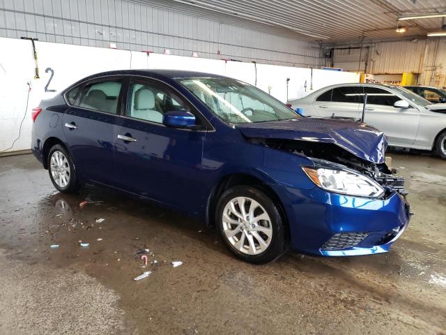 3N1AB7AP5HY244721 - 2017 NISSAN SENTRA S BLUE photo 4