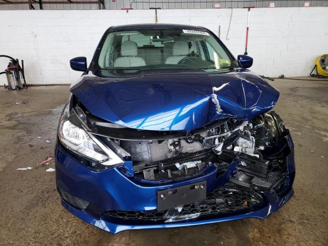 3N1AB7AP5HY244721 - 2017 NISSAN SENTRA S BLUE photo 5