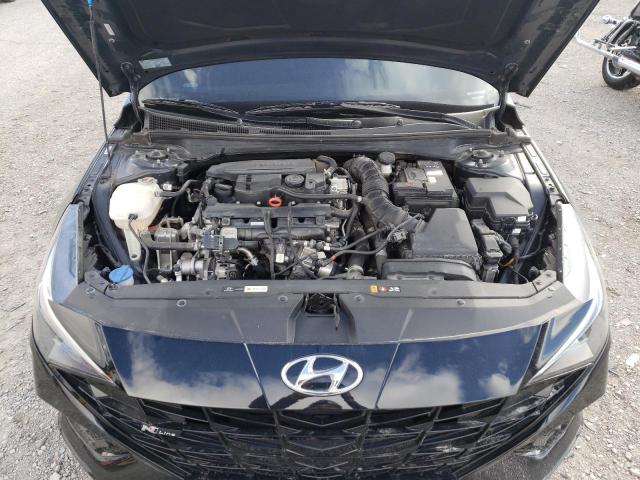 KMHLR4AFXNU224403 - 2022 HYUNDAI ELANTRA N LINE BLACK photo 11