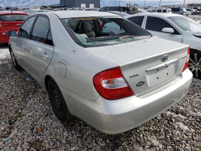 4T1BE32K13U166241 - 2003 TOYOTA CAMRY LE SILVER photo 3