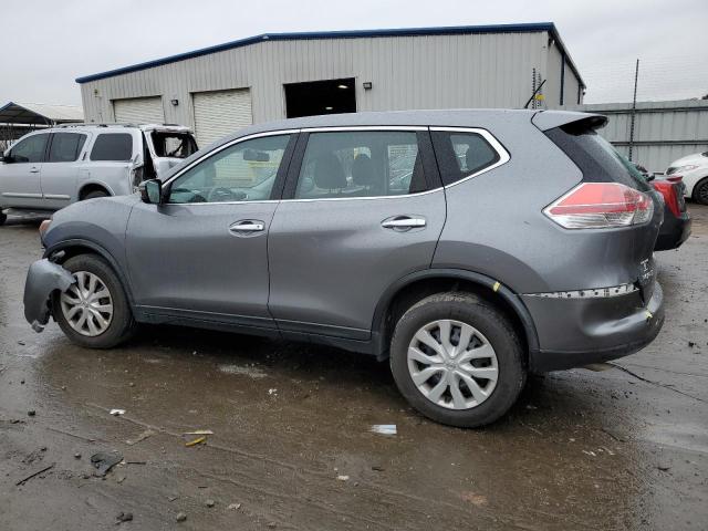 KNMAT2MT7FP578463 - 2015 NISSAN ROGUE S GRAY photo 2