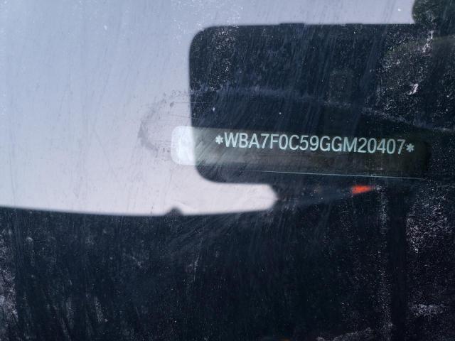 WBA7F0C59GGM20407 - 2016 BMW 750 I GRAY photo 12