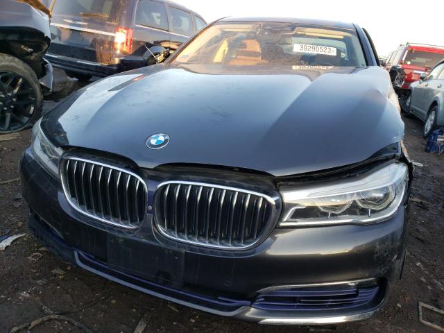 WBA7F0C59GGM20407 - 2016 BMW 750 I GRAY photo 5