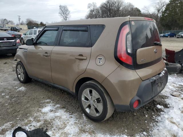 KNDJN2A24G7248268 - 2016 KIA SOUL BROWN photo 2