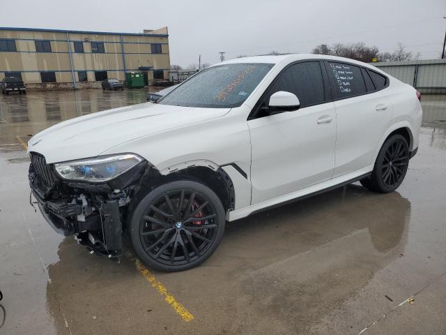 5UXCY8C08N9M70794 - 2022 BMW X6 M50I WHITE photo 1