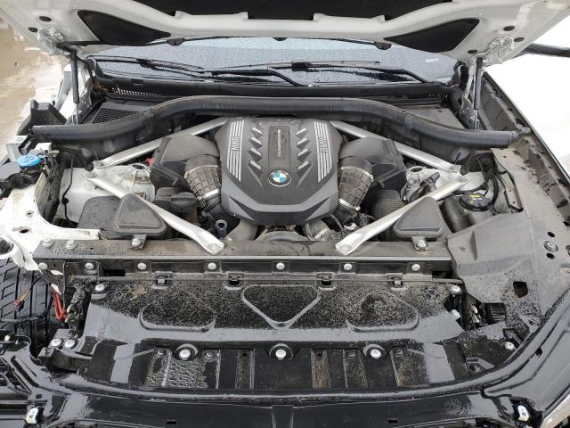 5UXCY8C08N9M70794 - 2022 BMW X6 M50I WHITE photo 12